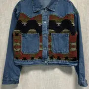 Denim Pendelton style jacket