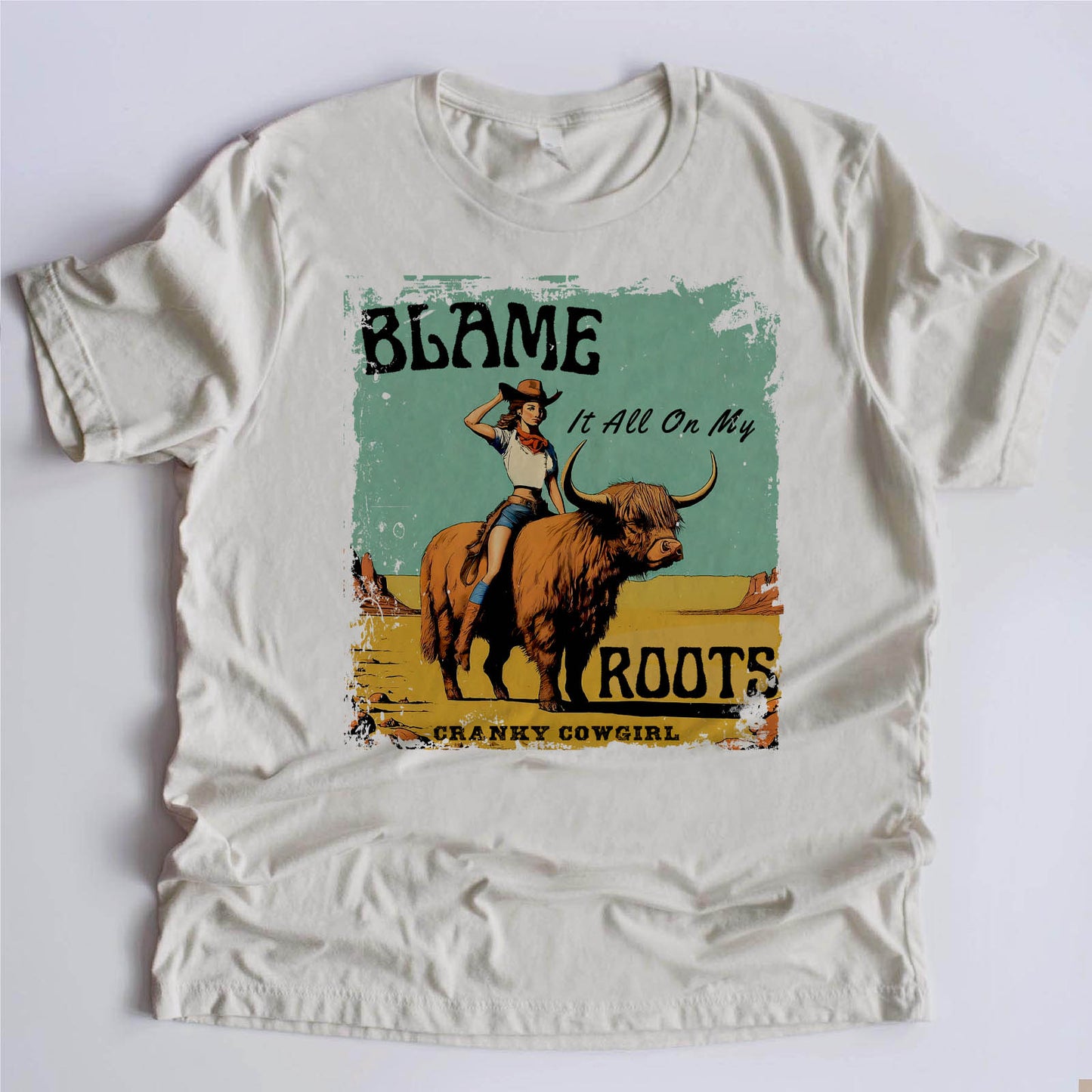 "Blame it on my roots" tee