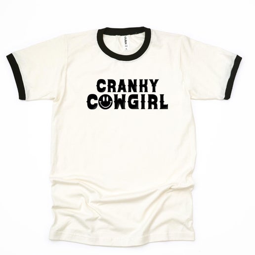 Cranky cowgirl ringer tee